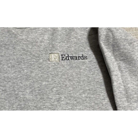 Nautica Sweater Men's Medium Gray Long Sleeve Pullover Cotton - Picture 2 of 10